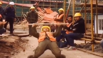 被工地耽误的舞王，动作堪比杰克逊，高手在民间