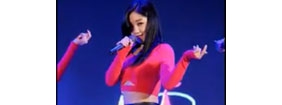 【拍客】饭拍模特女团紧身皮裤热舞