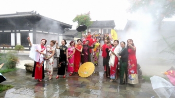 全球旗袍夫人广元总会相聚陕西汉中市勉县诸葛古镇