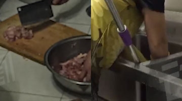 实拍｜外卖隐藏北京住宅区：拖把碗菜同池洗 卫生堪忧！