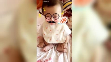 萌宝，太可爱了