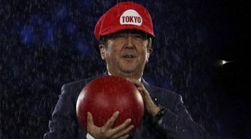 又是你？直击“东京八分钟”安倍化身马里奥