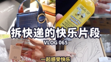 VLOG 065 一起开箱，感受拆快递的快乐