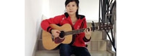【拍客】小清新美女 吉他弹唱 The Christmas Song