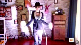 美女主播文静表演杰克逊舞蹈，带劲的机械舞来袭