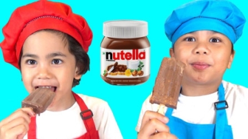 超厉害，萌娃小正太怎么自己做出冰淇淋？可是谁做得更好吃呢？