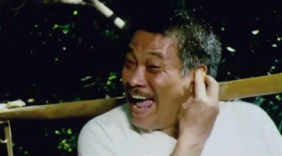 达叔跑到寺院学武功，恶搞师兄拿榴莲当练习工具，看着就疼！