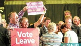 英国公投最后结果出炉 BBC:记票显示脱离欧盟