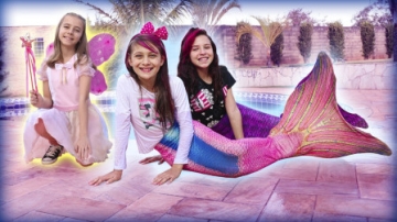 迪士尼公主玩具：超奇妙，萌娃小萝莉怎么变成美人鱼公主了？可是为何不舒服呢？