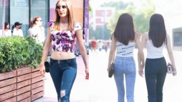 街拍美女：美女的穿搭真好看，我好喜欢