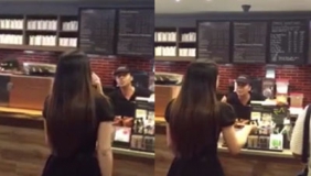 【拍客】华裔女子在美星巴克买咖啡 被经理喝令“滚出去”