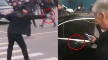 实拍：吉尔吉斯斯坦前总统车队遭枪击 奔驰座驾多处弹痕！