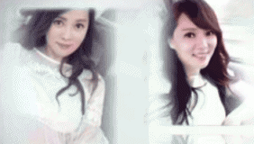 伊能静拍孕照花絮 身穿薄纱气色很不错，薄纱衣服下巨肚隐现。