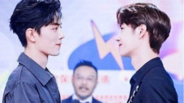 肖战王一博：比可爱你是比不过我的，哥哥也这样觉得