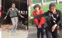 【拍客】 全民嗨跳中国风style霹雳舞 广场大妈有对手了