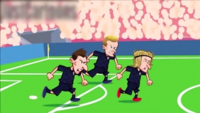 动画恶搞：克罗地亚2-1淘汰英格兰