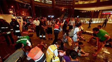 现场:台铁列车爆炸25人受伤 警方:不排除恐袭