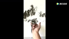 高手在民间啊！牛人用手指绘画，这绝活真是没谁了，让人很是佩服！