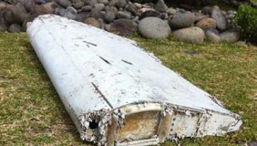 【拍客】法属留尼汪岛发现马航残骸 浸泡久表面覆满贝壳