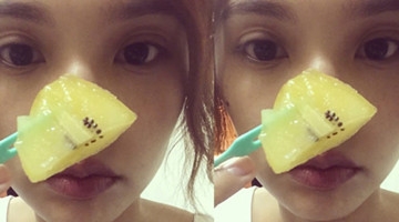 杨丞琳竟没吃过猕猴桃