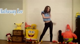 韩国网红美女跳鸟叔《I LUV IT》舞蹈，最近这舞要火！