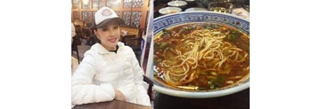 【拍客】刘晓庆自曝含泪吃天价面条：每根3元 这是吃钱