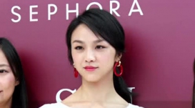 汤唯带妆12小时护肤 首演古装剧感叹台词量大