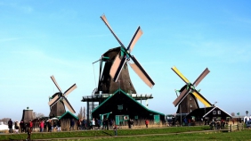 欧洲八国游：荷兰国阿姆斯风车民俗村