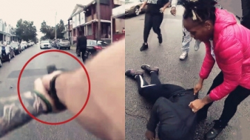 实拍：美国一黑人遭警察当街射杀 母亲目击全程绝望哭喊！