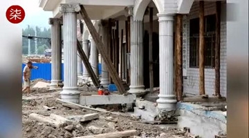 安徽1000吨办公楼整体平移