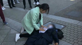 中国游客举动感动全日本