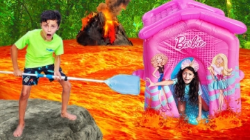 糟糕，萌娃小萝莉的周围怎么着火了？可是小正太如何拯救她？儿童亲子益智趣味游戏玩具故事