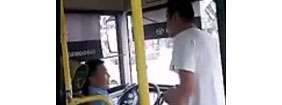 【拍客】实拍公交惊现真理哥惊呆全车乘客