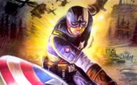 【震撼手绘秀】彩铅速绘美国队长By兔子凌风