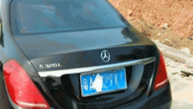 车主用尿不湿遮挡号牌 被罚200元记12分