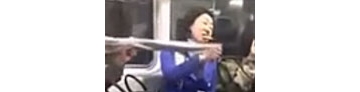 【拍客】制止抽烟韩国暴怒姐地铁内怒泼啤酒