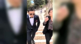 黄晓明到戛纳现学法语 自带搞笑“汉译”发音