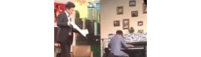 【拍客】林俊杰为艺术人生朱军作画并配乐