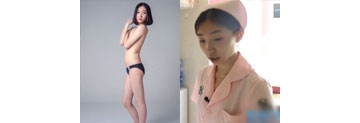 【拍客】90后女孩变双面天使 模特与护士的角色换位