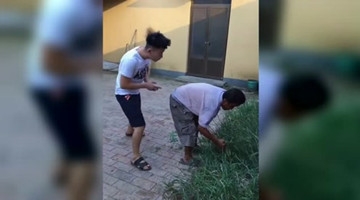 傻小子恶搞老丈人，太有才了