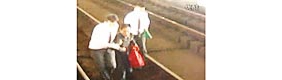 一男子因身体不适跌入轨道