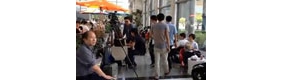 【拍客】郭晶晶大婚-广州南沙大酒店外数十家媒体蹲守
