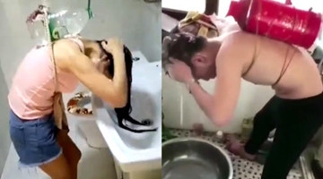 单身多年的洗头方式，只有被模仿，从未被超越