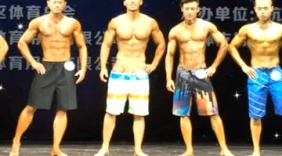 型男肌肉男的盛宴杭州男子健体比赛
