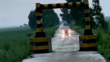 高手在民间：不踩刹车过限宽，司机胆子有点肥啊