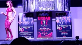 Kizomba舞蹈大赛上的顶尖美女，独舞也能这样吸引人