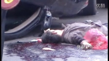 [拍客]吉林街头惨烈车祸现场