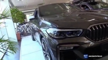 2020款香槟色BMW X6 M高清实拍介绍
