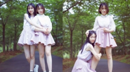 两个小清新美女热舞 太美啦