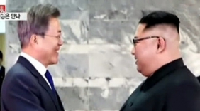 文在寅金正恩再次在板门店举行会晤 这次是在朝鲜一侧